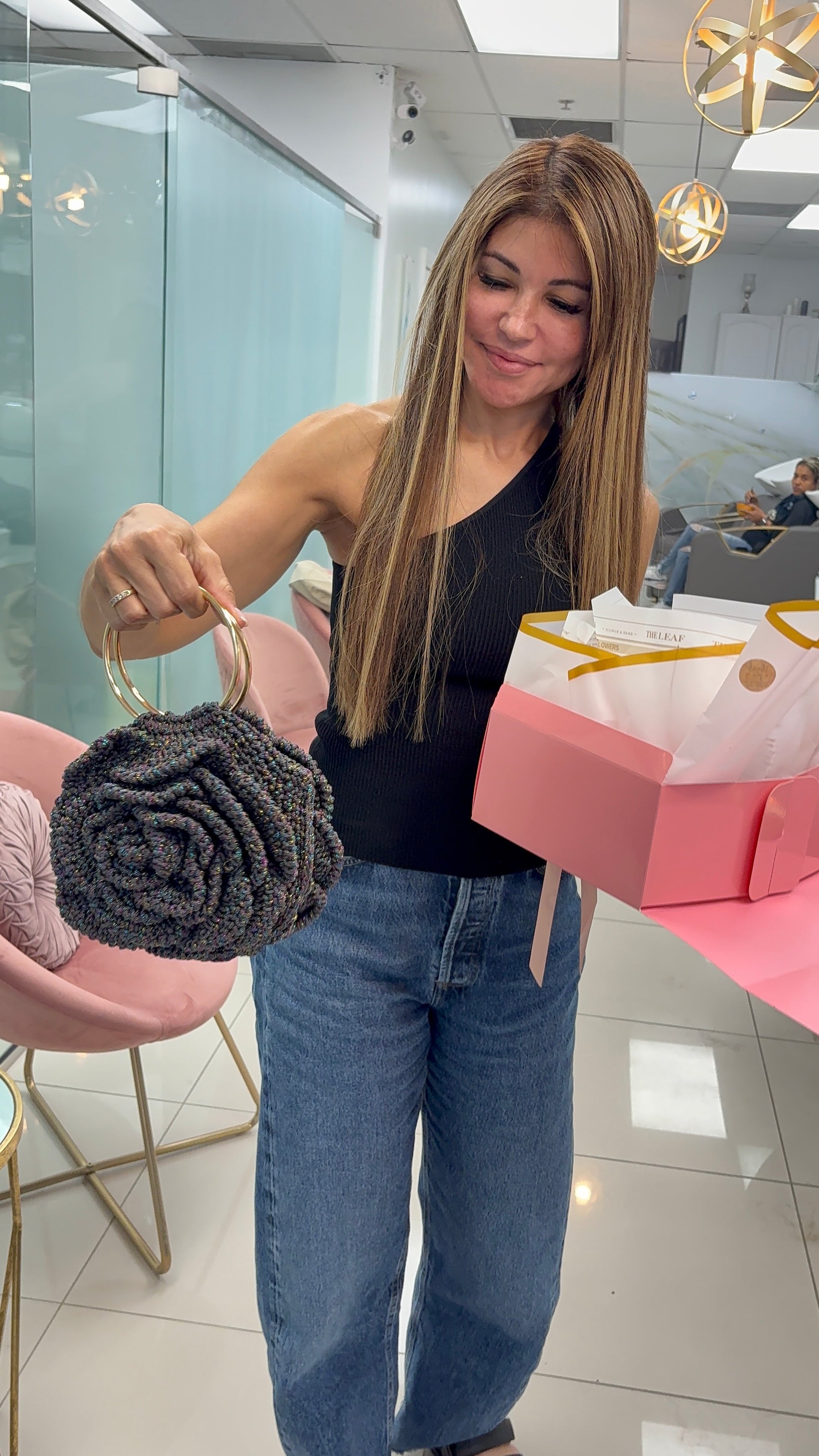 🌹 THE BEATRIZ ROSE - Custom Named Handwoven Bag | YOUR NAME HERE Collection | Bolsa Personalizada