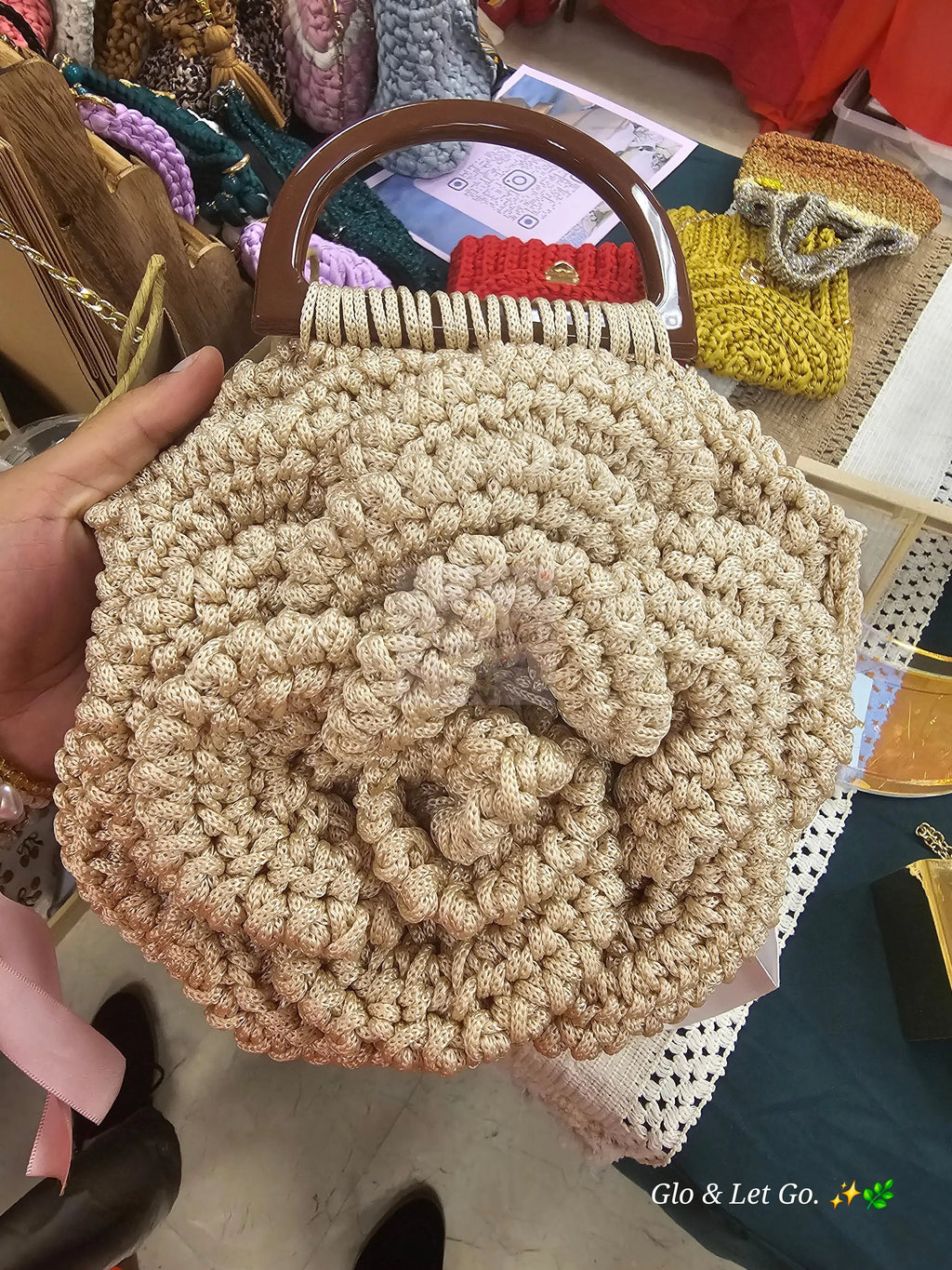 Cathy | The Handmade Champagne Rosé Bag Style