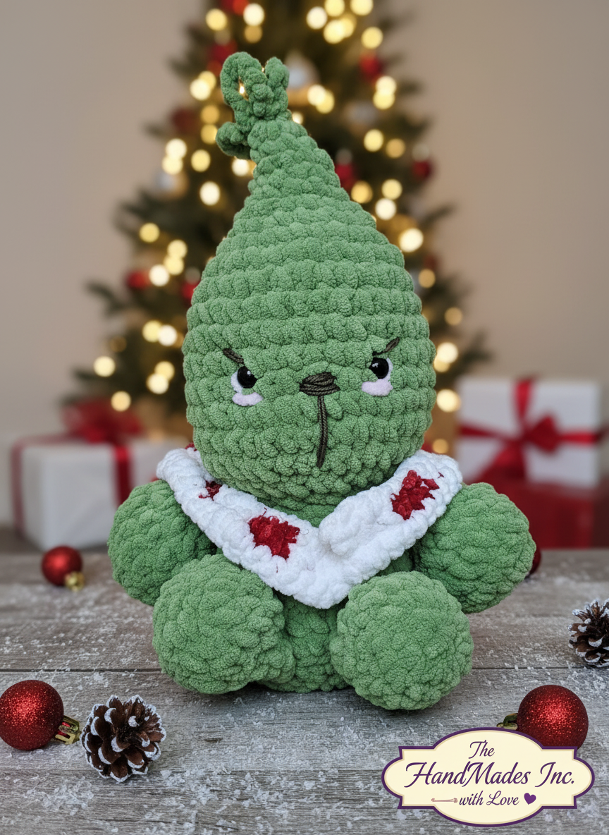Baby Grinch Crochet Plush