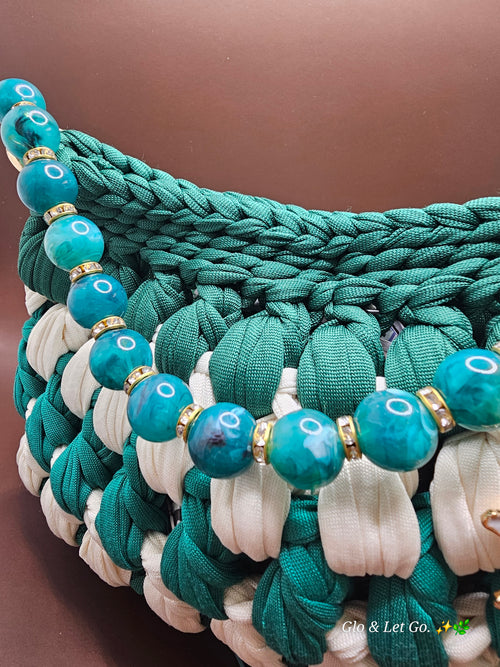 Emerald Green HandMade 💚 Bag ♡ Cindy's Touch.