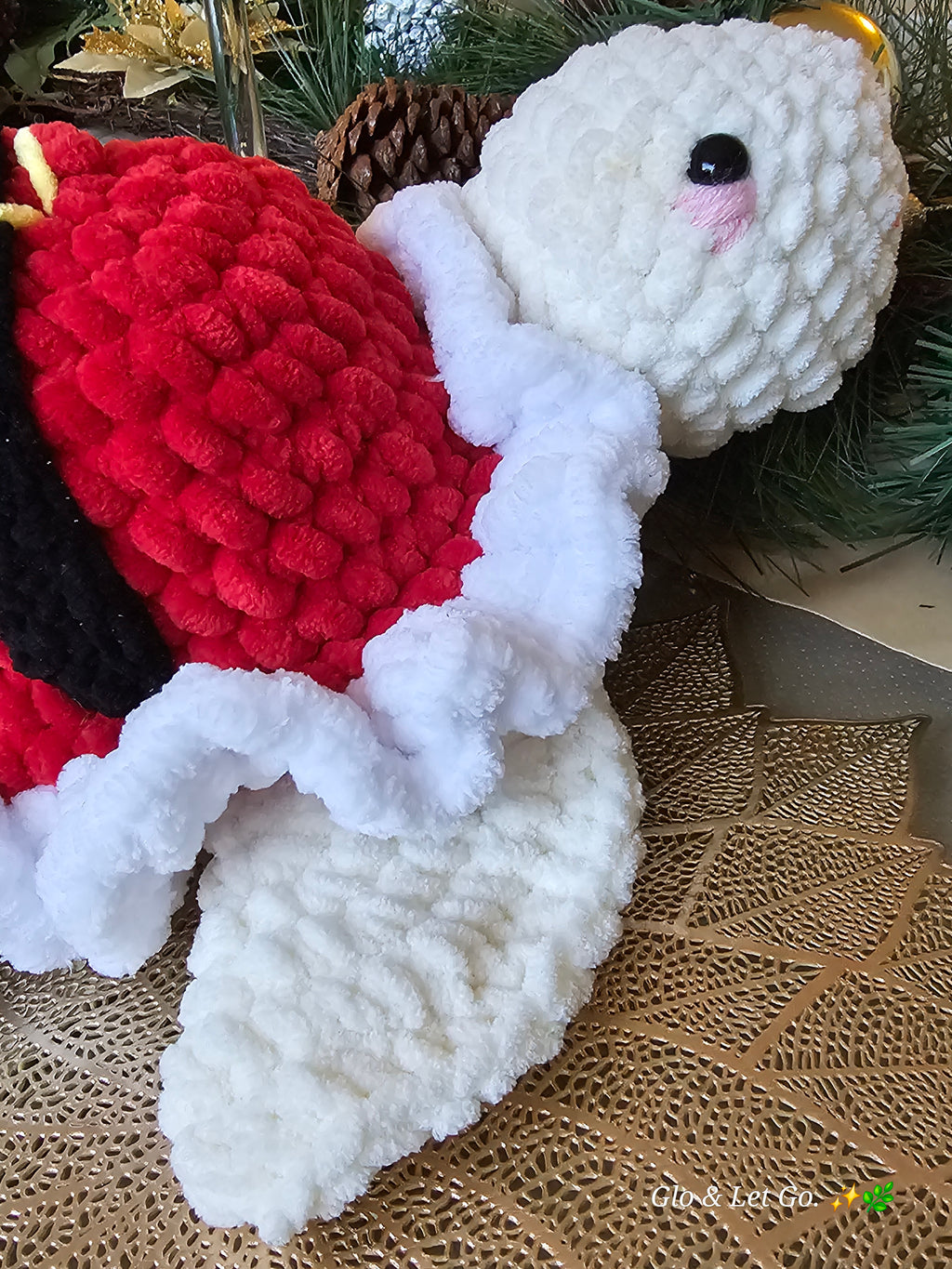 🎅 Santa Turtle Crochet Plush - Handmade Christmas Gift Toy | Tortuga Santa Navidad