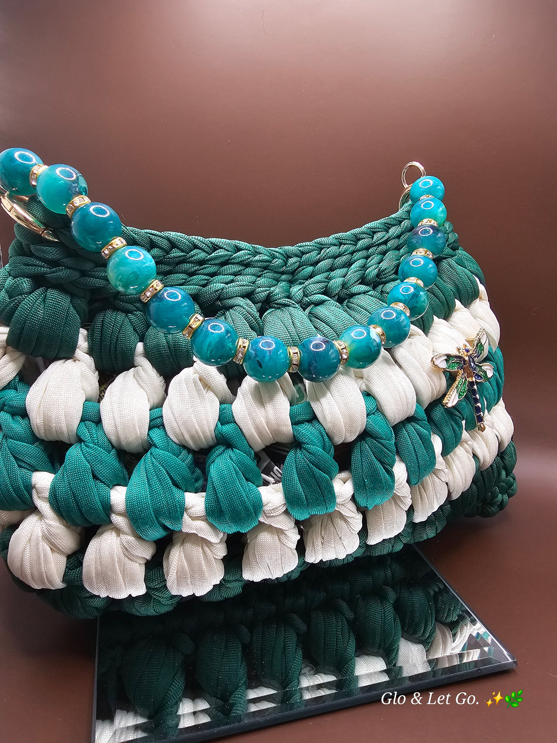 Emerald Green HandMade 💚 Bag ♡ Cindy's Touch.