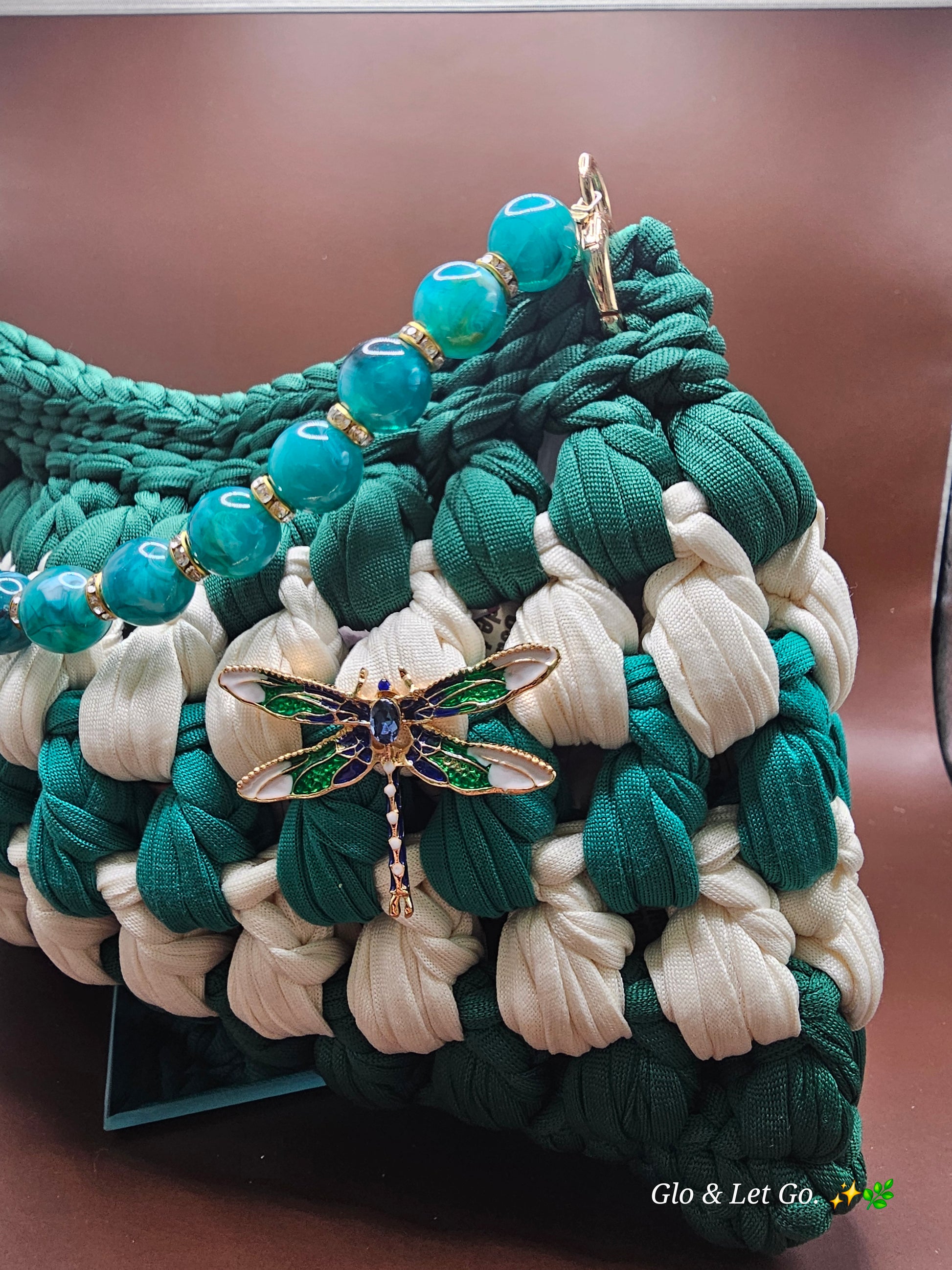 Emerald Green HandMade 💚 Bag ♡ Cindy's Touch.