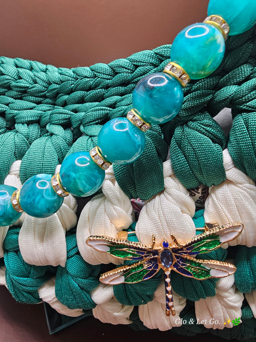 Emerald Green HandMade 💚 Bag ♡ Cindy's Touch.