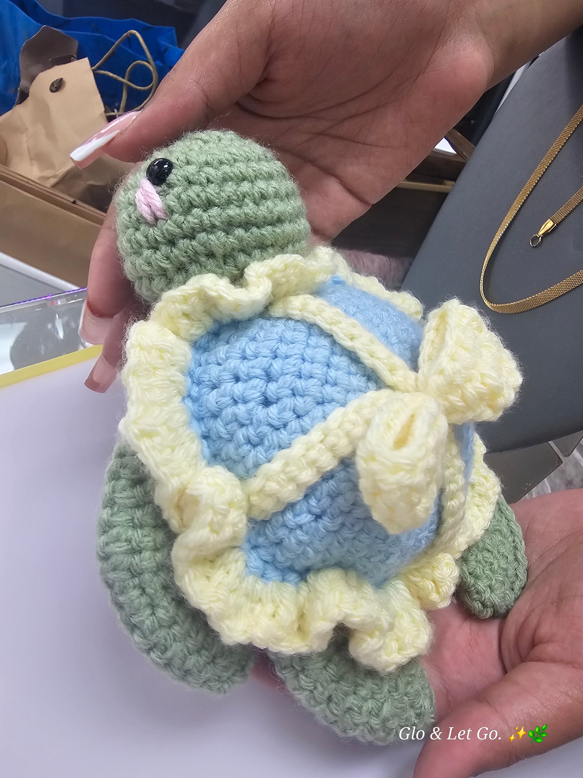 🐢 Shelby the Turtle - Handmade Crochet Plush Christmas Gift | Tortuga Peluche Navidad
